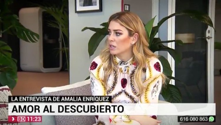 Blanca Suárez hablando en 'Buenos días Madrid'/ Foto: Telemadrid