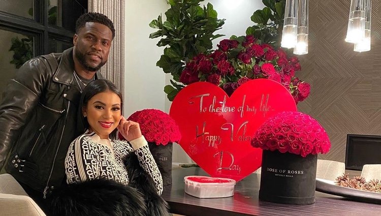 Kevin Hart y su mujer el día de San Valentín de 2020/ Foto: Instagram
