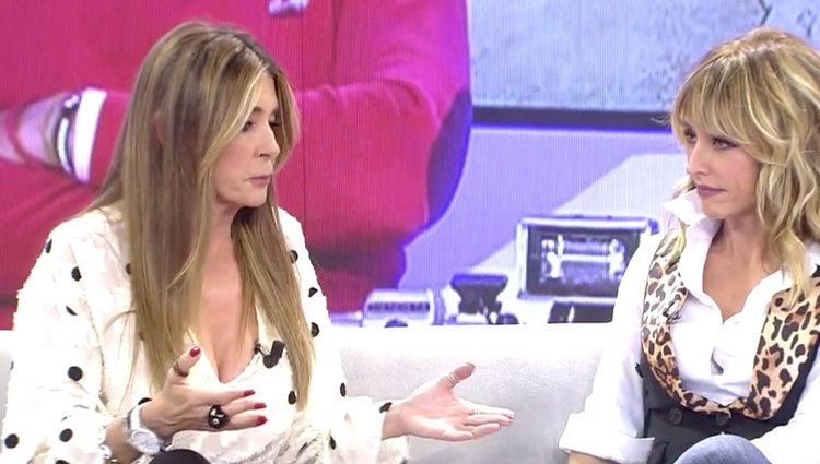 Marisa Martín Blázquez con Emma García en 'Viva la Vida'/ Foto: telecinco.es