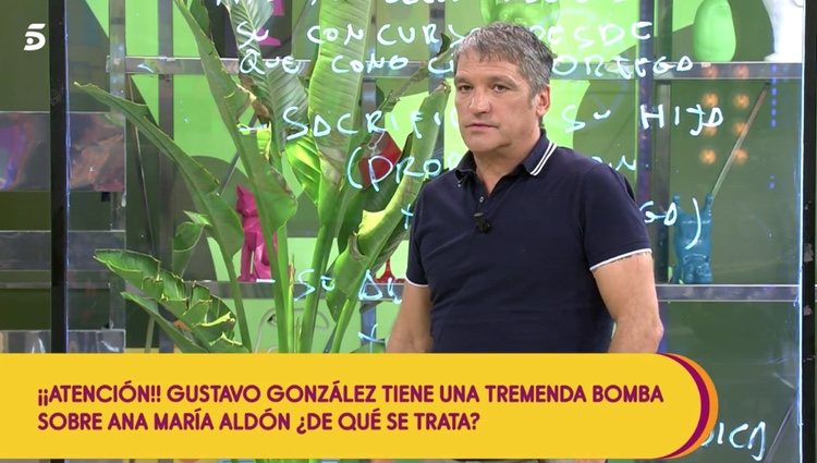 Gustavo González en 'Sálvame'|Foto: telecinco.es