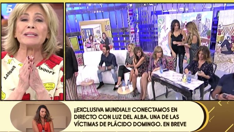 Mila Ximénez contestando a 'Las mellis'|Foto: telecinco.es
