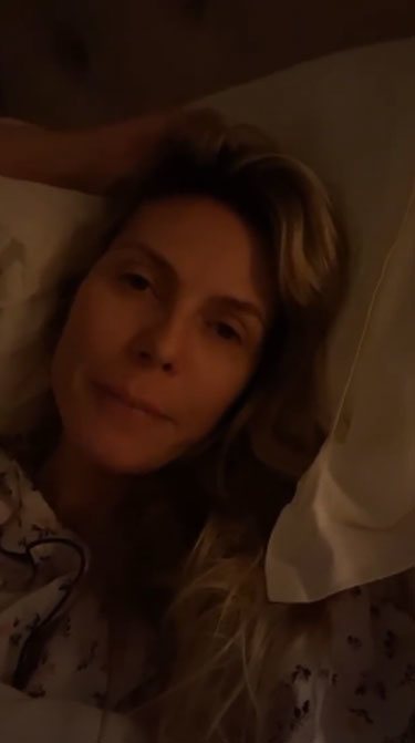 Heidi Klum, en la cama por enfermedad