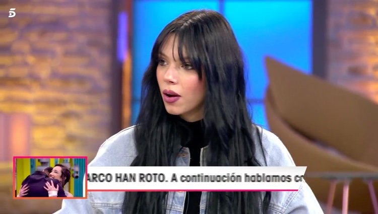 Alejandra Rubio hablando de su ruptura con Lobo / Telecinco.es