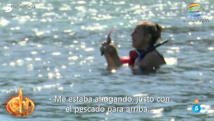 Ana María Aldón contando lo que le ha pasado / Telecinco.es