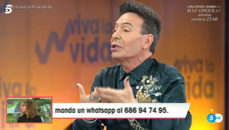 Joao desvelando los mensajes que le mandó Adara / Telecinco.es