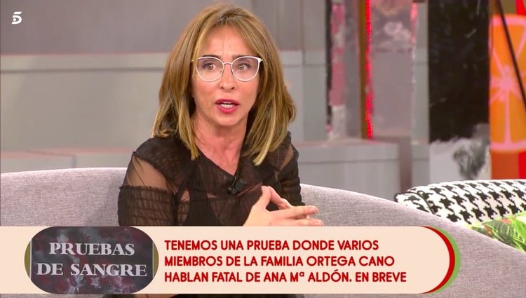 María Patiño contando qué le pasó mientras compraba / Telecinco.es