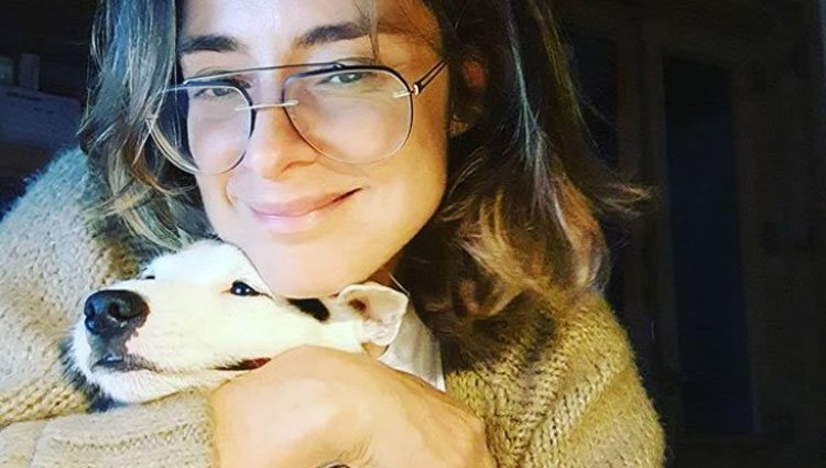 Sandra Barneda con su perro Nash/ Foto: Instagram