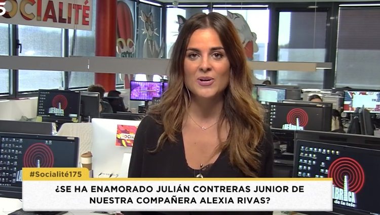 Alexia Rivas en 'Socialité' | Foto: telecinco.es