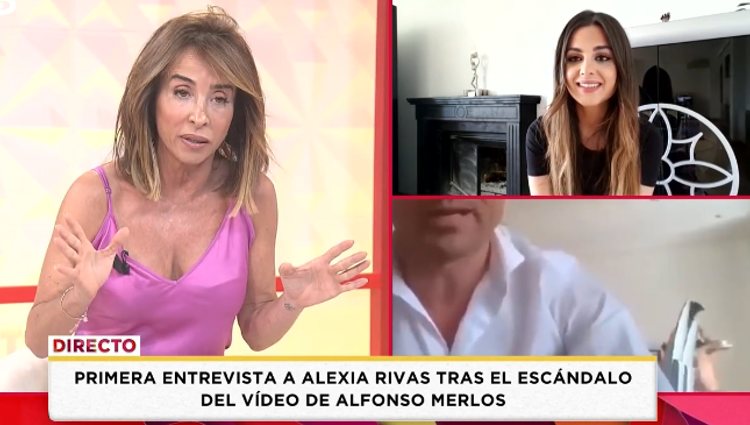 Alexia Rivas hablando con María Patiño | Foto: telecinco.es
