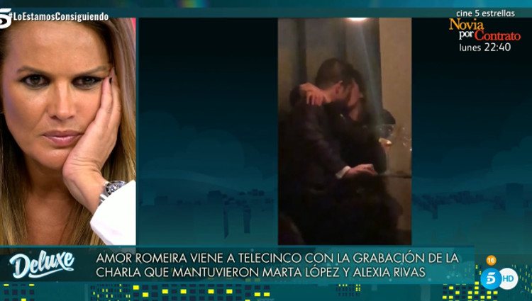 El beso de Merlos con otra chica | Foto: telecinco.es