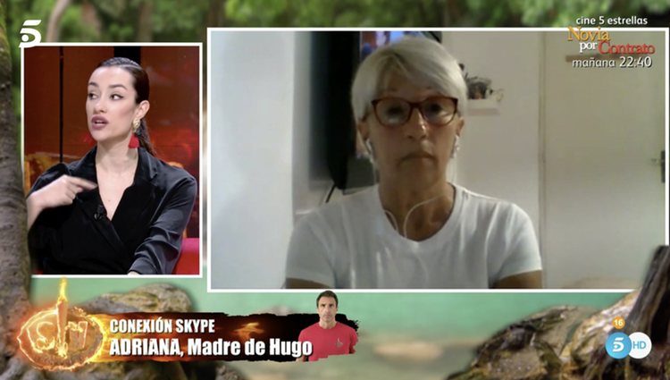 Adara le negó el saludo a su exsuegra | Foto: Telecinco.es