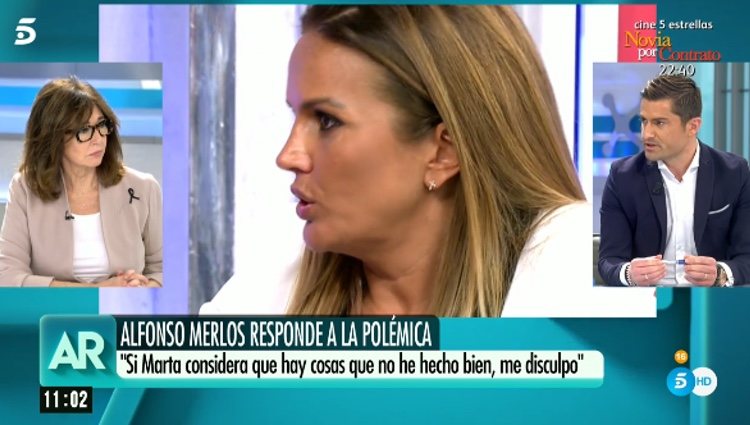 Alfonso Merlos pide disculpas a Marta López / Telecinco.es