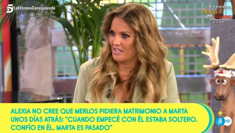 Marta López considera que eso no ha sido un perdón / Telecinco.es