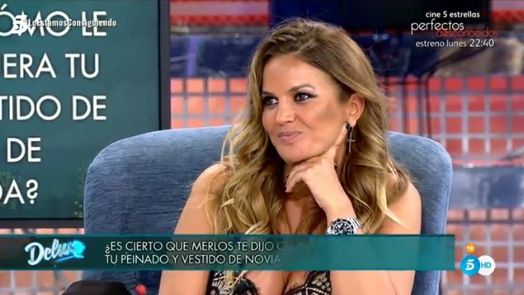 Marta López hablando de su relación con Alfonso Merlos en 'Sábado Deluxe'