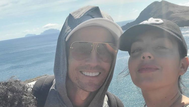 Georgina Rodríguez sonriendo con Cristiano en Madeira/ Foto: Instagram