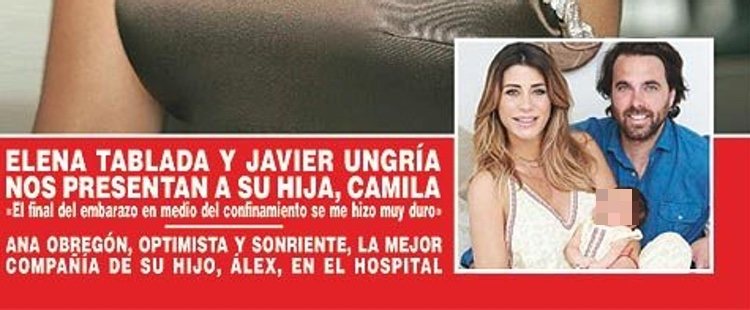 Elena Tablada y Javier Ungría presentan a Camila en ¡Hola!