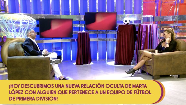 'Sálvame' conoce la identidad del famoso homnbre con el que estuvo Marta López | Foto: Telecinco.es