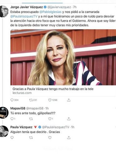 La respuesta de Paula Vázquez