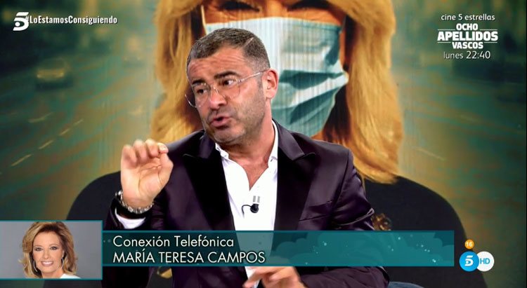 Jorge Javier Vázquez durante la llamada de María Teresa Campos