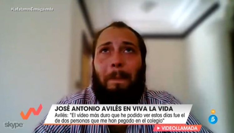 José Antonio Avilés pidiendo perdón a sus compañeros / Telecinco.es