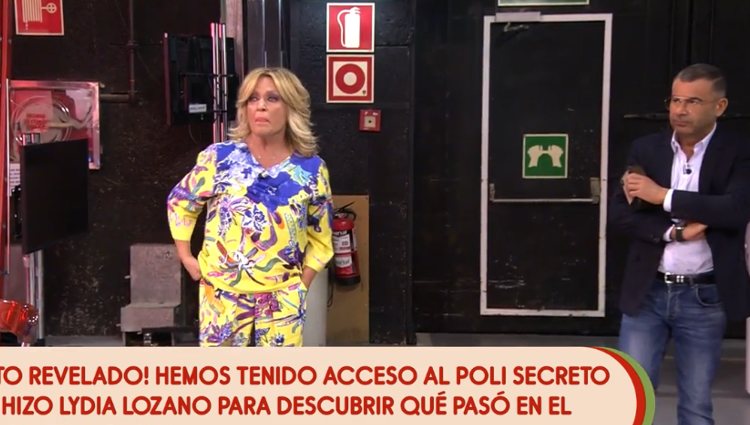 Lydia Lozano, muy molesta con la situación | Foto: telecinco.es