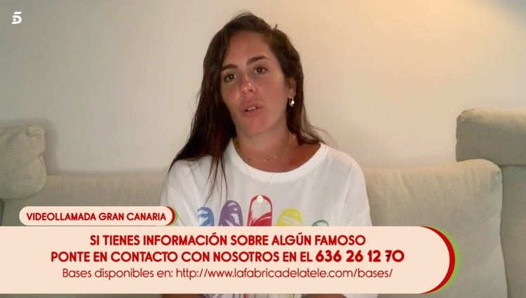 Anabel Pantoja aclarando lo que cobra por sus publicaciones / Telecinco.es