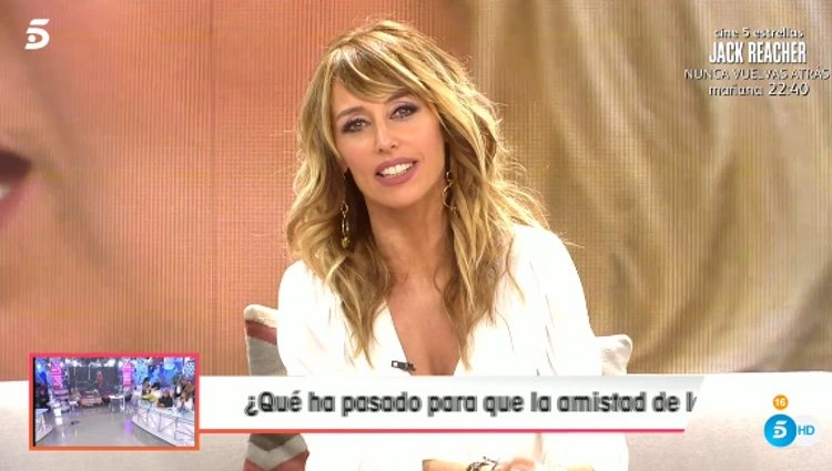 Emma García presentando 'Viva la vida' / Telecinco.es