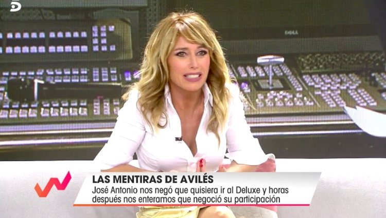 Emma García pidiendo explicaciones a Avilés / Telecinco.es