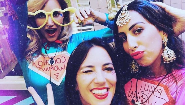 Noemí Salazar con Estela Grande e Irene Junquera en 'GH VIP 7' / Instagram