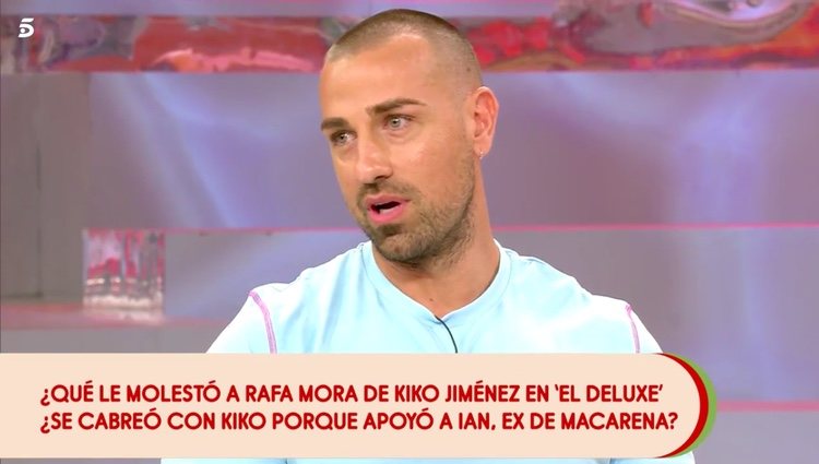 Rafa Mora contando su versión de los hechos / Telecinco.es