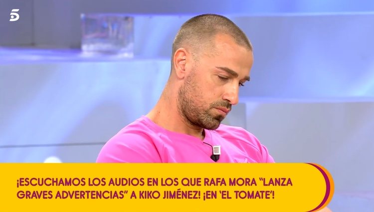 Rafa Mora, hundido por su discusión con Kiko Jiménez / Telecinco.es