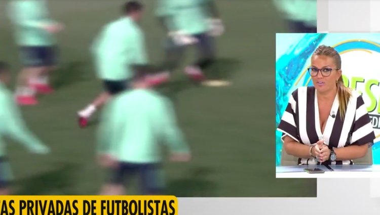 Marta López hablando de las 'fiestas de futbolistas' / Telecinco.es