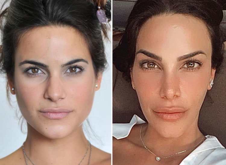 El antes y después de Carla Barber/ Foto: Instagram