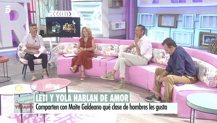 Joaquín Prat invita a Yola Berrocal a su programa para hablar de su romance | Foto: Telecinco.es