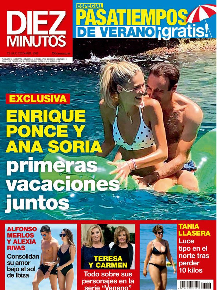 Enrique Ponce y Ana Soria en la revista Diez Minutos