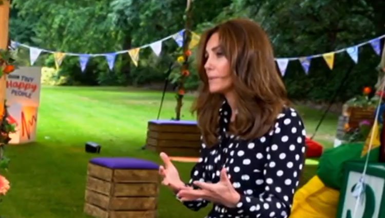 Kate Middleton durante una entrevista con un programa de la BBC