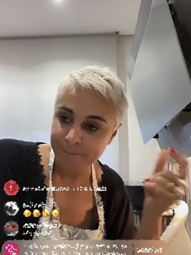 Ana María Aldón en su directo | Instagram