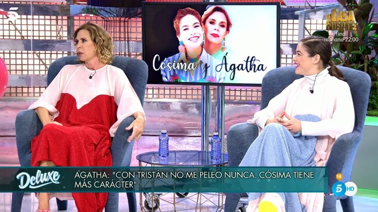 Ágatha Ruiz de la Prada y Cósima Ramírez en 'Sábado Deluxe'