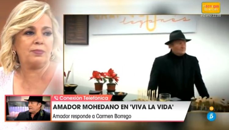 Amador Mohedano pidiendo disculpas por sus palabras / Telecinco.es