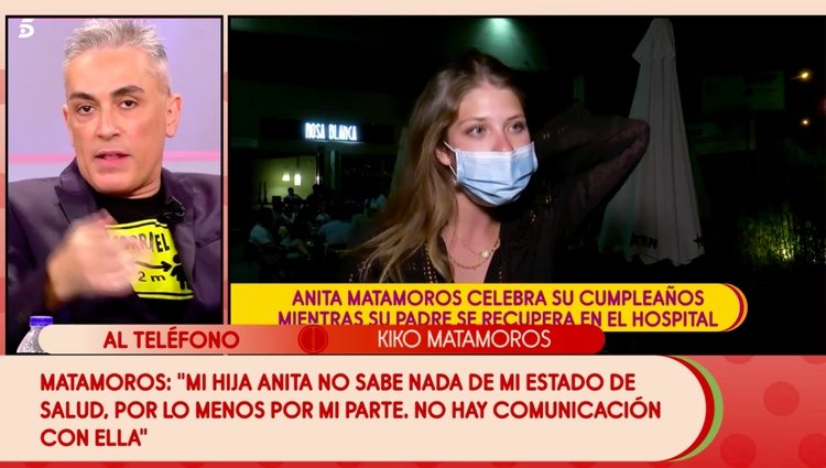 Kiko Matamoros hablando desde el hospital / Telecinco.es