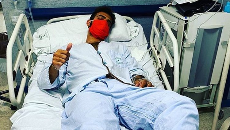 Manuel Cortés en el hospital | Foto: Instagram