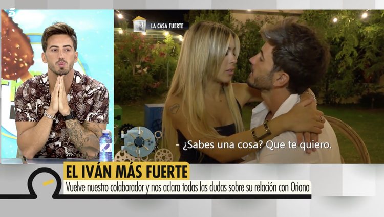 Iván González asegura que su relación con Oriana va estupendamente | Foto: Telecinco.es