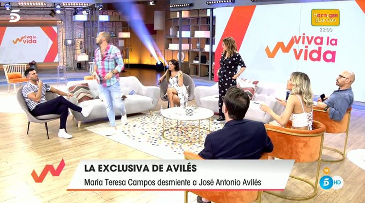 José Antonio Avilés se marchó del plató de 'Viva la vida'