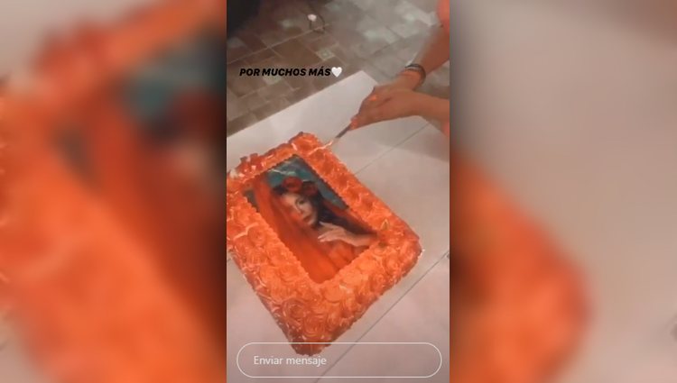 La original tarta de Isabel Pantoja | Instagram
