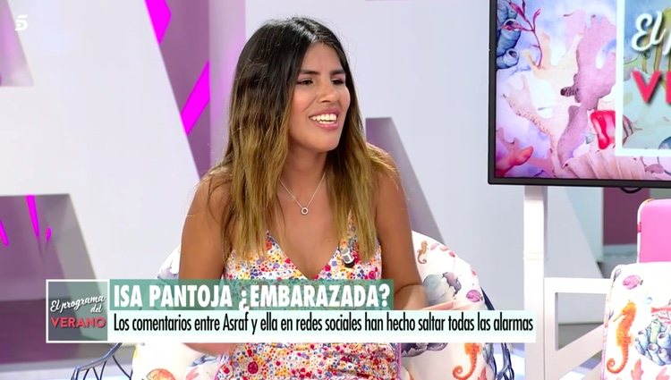 Chabelita hablando de sus planes de septiembre / Telecinco.es