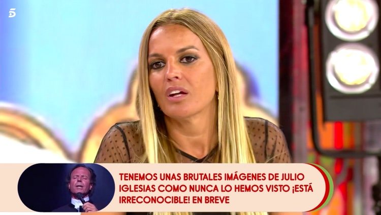 Marta López hablando de Efrén Reyero / Telecinco.es