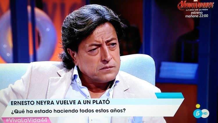 Ernesto Neyra en 'Viva la Vida'/ Foto: telecinco.es
