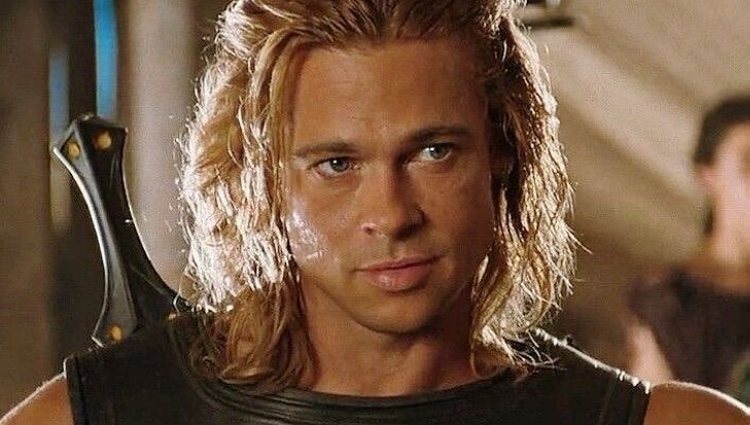 Brad Pitt en un fotograma de 'Troya'