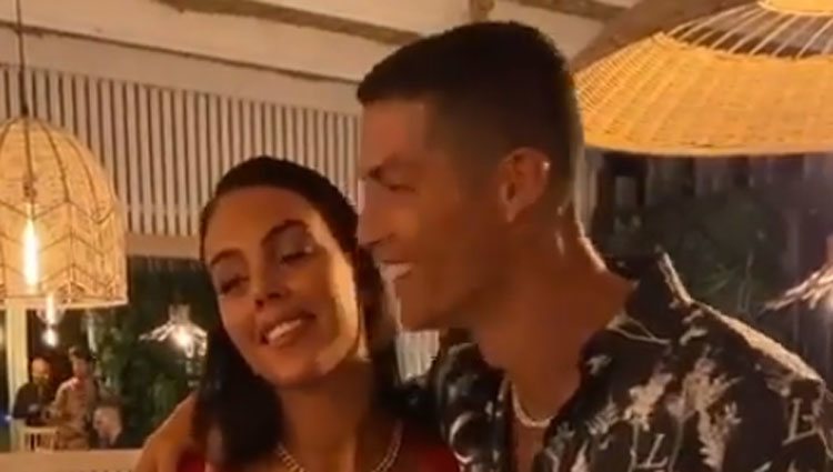 Cristiano Ronaldo, muy cariñoso con Georgina Rodríguez/ Foto: Instagram