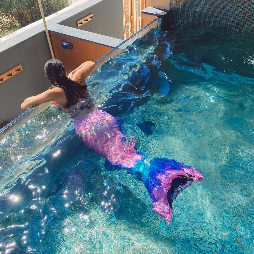 Irene Rosales con cola de sirena | Instagram